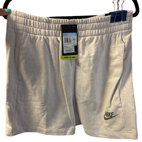 Ladies Nike Nsw Short Ft M2Z Grey  - Medium - - Picture 2 of 4
